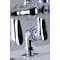 Kingston Brass CC616T1 Clawfoot Tub Faucet with Hand Shower, Polished Chrome CC616T1 - alternate 3